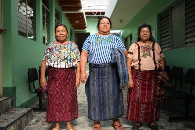 Antonia, Juana and Dolores, traditional midwives of Santiago and San Juan Laguna. They're working with Rxiin Tnamet, a local organization providing culturally sound healthcare & services to indigenous women & children in the Solola region of Guatemala.