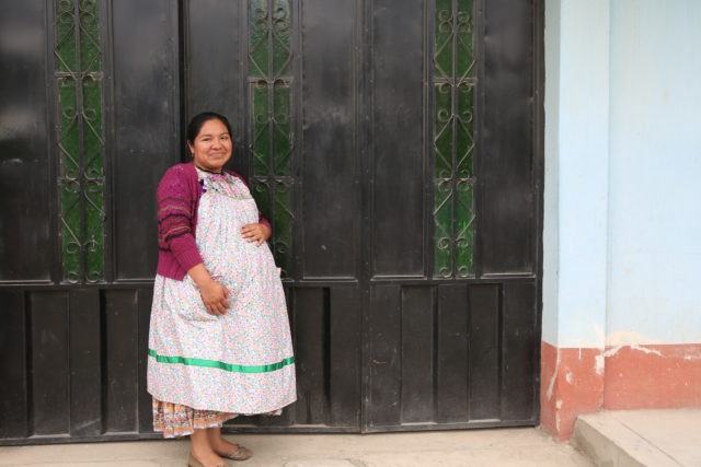 Maria Estela, expectant mama, who is receiving prenatal care through #CODECOT, an association of traditional #midwives in #Queztaltenango that provides leadership & training for 700+ midwives in Guatemala.